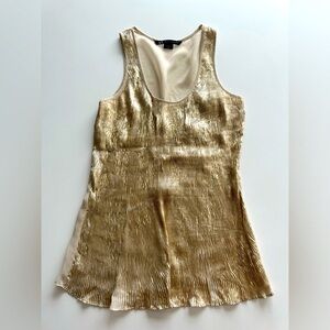 ARMANI EXCHANGE GOLD TANK BLOUSE